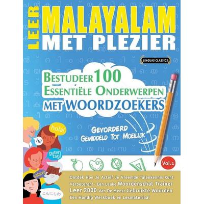 LEER MALAYALAM MET PLEZIER - GEVORDERD, Taschenbuch von Linguas Classics, Linguas Classics