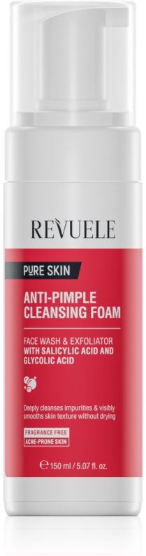 Revuele Pure Skin Anti-Pimple foam cleanser for problem skin, acne 150 ml