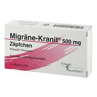 MIGRÄNE KRANIT 500 mg Zäpfchen 10 St