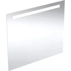 Geberit Option Basic Lichtspiegel, eckig Beleuchtung oben, 80x70x3cm, alu. elox
