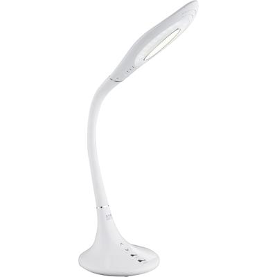 GLOBO LIGHTING LED Tischleuchte "PATTAYA", silber (verchromt), 1 Stk., Leuchten, Schreibtischlampe, Tischlampe, Büro, Arbeitszimmer, LED Tischleuchte