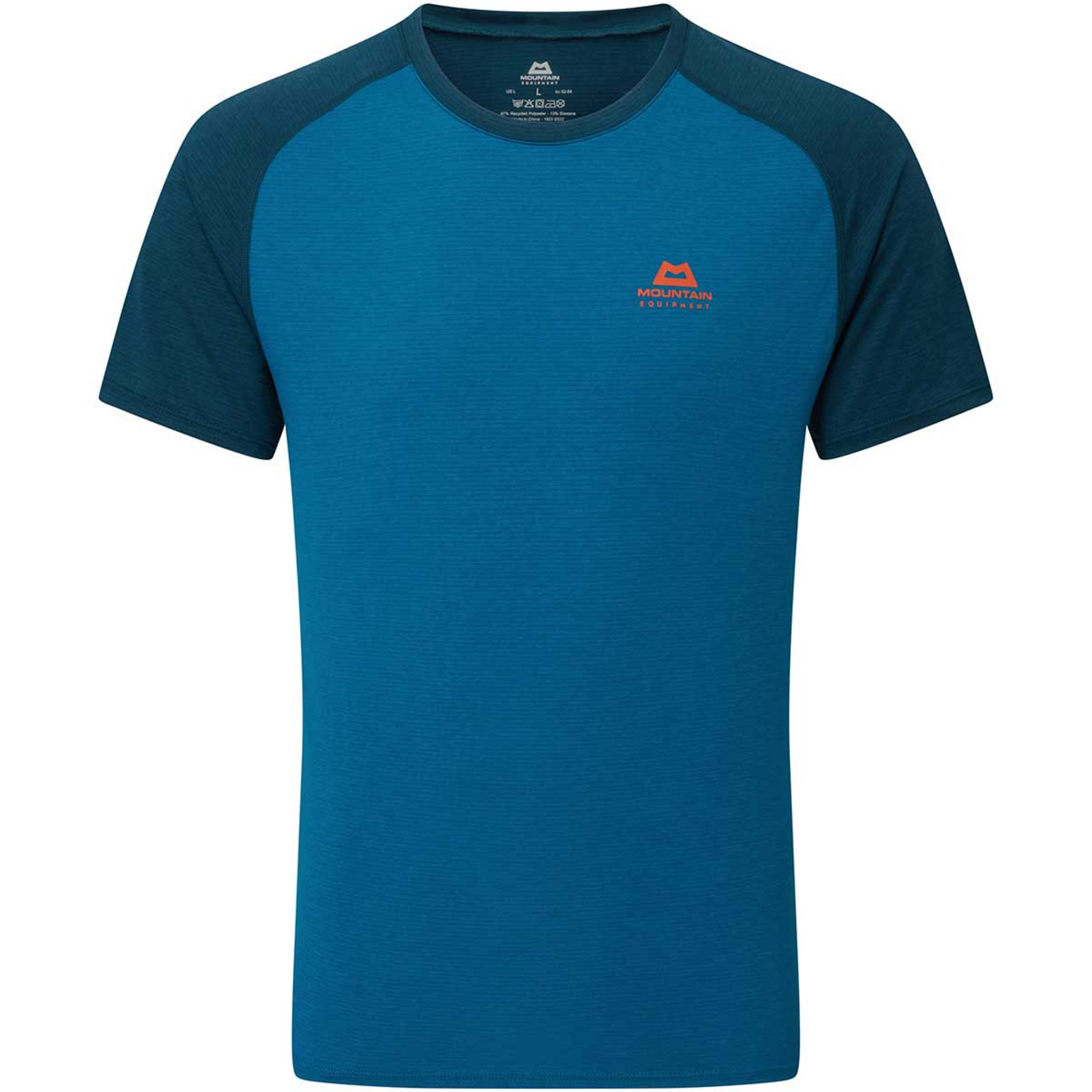 Mountain Equipment Nava Crew Herren Laufshirts blau Größe S Trekking Atmungsaktiv