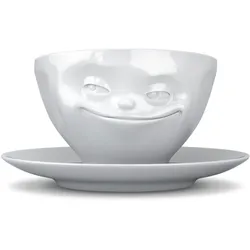 fiftyeight Kaffeetasse Grinsend weiß