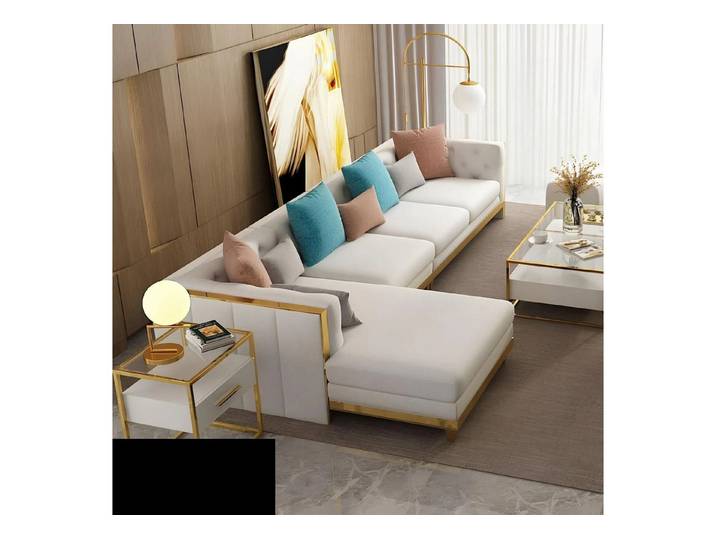 Xlmoebel Ecksofa Ledercouch in L-Form mit hohem Sitzkomfort für modernes Wohnen, Ecksofa L-Form, Hergestellt in Europa