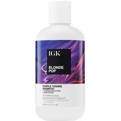Igk, Shampoo, BLONDE POP - Purple Toning Shampoo (Flüssiges Shampoo, 237 ml)