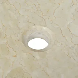 Waschbecken Marmor 1 | vidaXL : Farbe - Creme