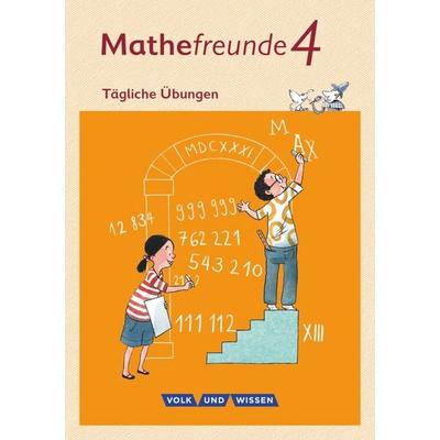Mathefreunde 4. Schuljahr - Nord/Süd - Arbeitsheft. Tägliche Übungen, Taschenbuch von Edmund Wallis,Karin Fischer, Volk und Wissen Verlag,