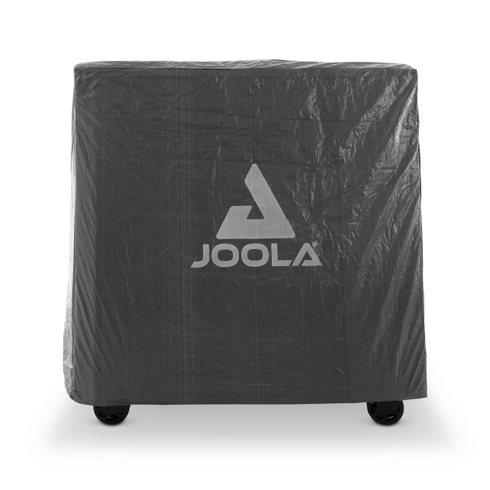JOOLA Tischtennisplatte Abdeckung Tischabdeckung Wetterfeste Schutzhülle Outdoor und Indoor, Schwarz, 150 x 160 x 50-80 cm