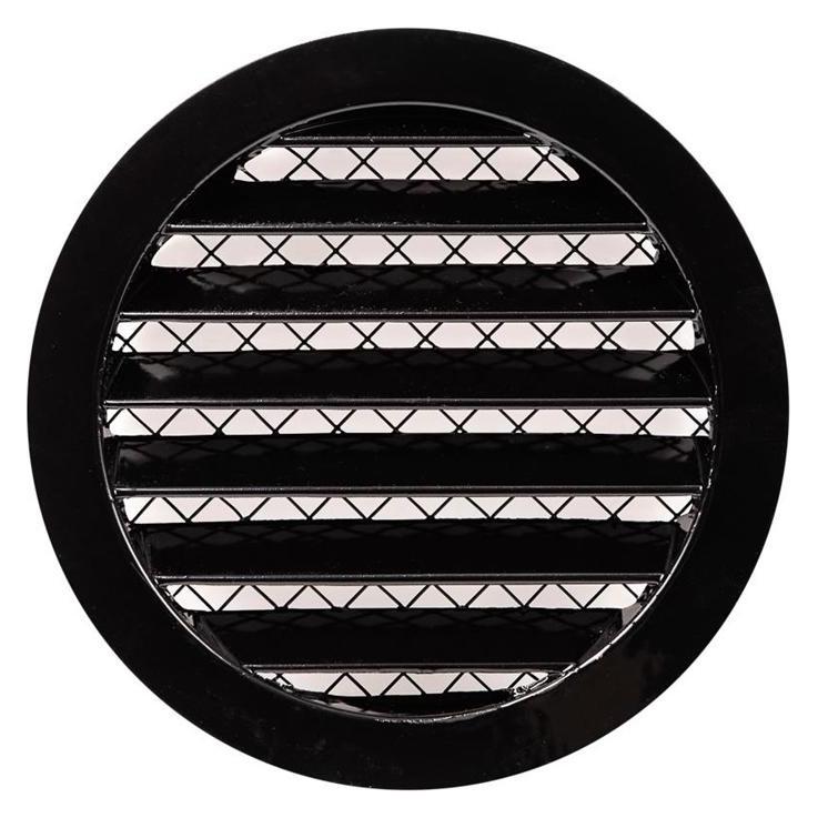 Europlast Aluminium Alloy Ventgril D160 Black (33035557)