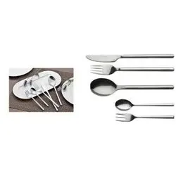 Esmeyer Menülöffel "Silke", 12er Set, aus Edelstahl 18/0 poliert, spülmaschinenfest, Länge: 193 mm, Besteck, Silber
