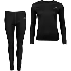 WITEBLAZE Avery Thermounterwäsche-Set Damen 9000 - schwarz L