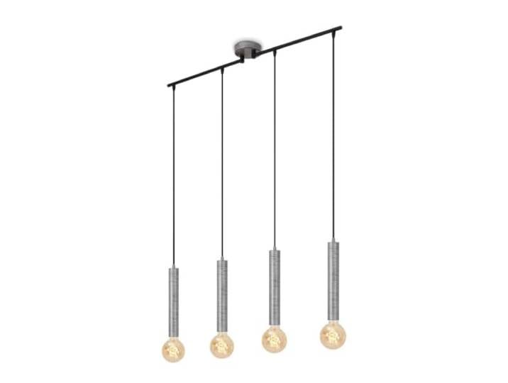 Briloner - Lampe à suspension rétro\, Lampe à suspension\, vintage\, Lampe à suspendre\, Lampe de salle à manger\, douille E27\, Silver-Crafted\, 850x100x1100 mm (LxlxH)