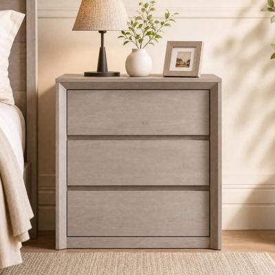 afulyperfllc Modern Dresser with Beveled Edges, Wood Chest of Drawers for Bedroom
