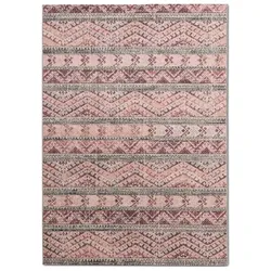 Outdoorteppich Samba 200 x 290 cm Polypropylen Rosa