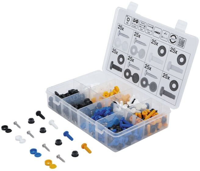 BGS Assortiment de vis, écrous et capuchons 400 pièces ; BGS Do it yourself (6793)