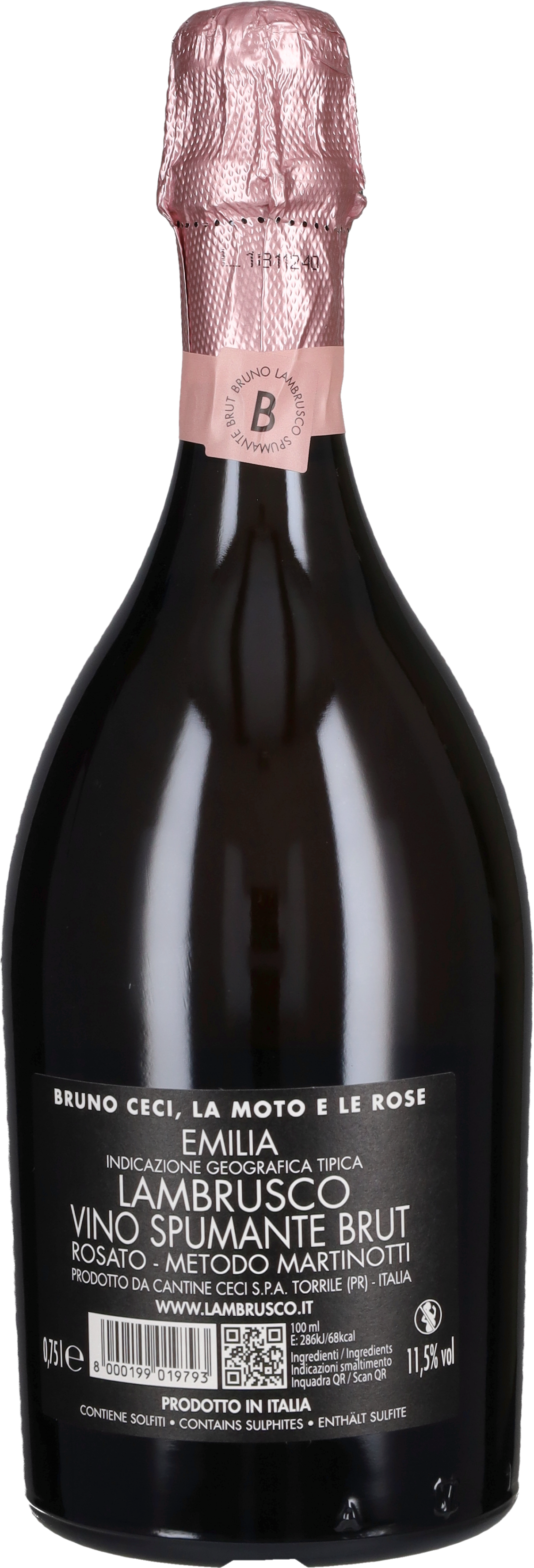 Cantine Ceci Lambrusco Spumante Rosato 'Bruno e le Rose' Ceci