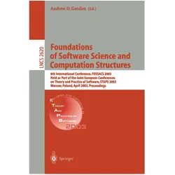 Foundations of Software Science and Computational Structures, Fachbücher von Andrew D. Gordon, Andrew, D Gordon