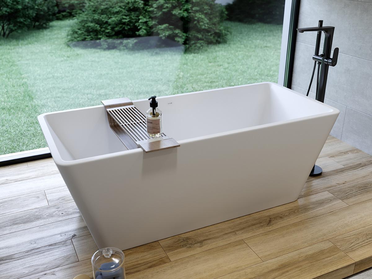 Wanne Crea Oval 162x72 glänzend : Weiss glänzend