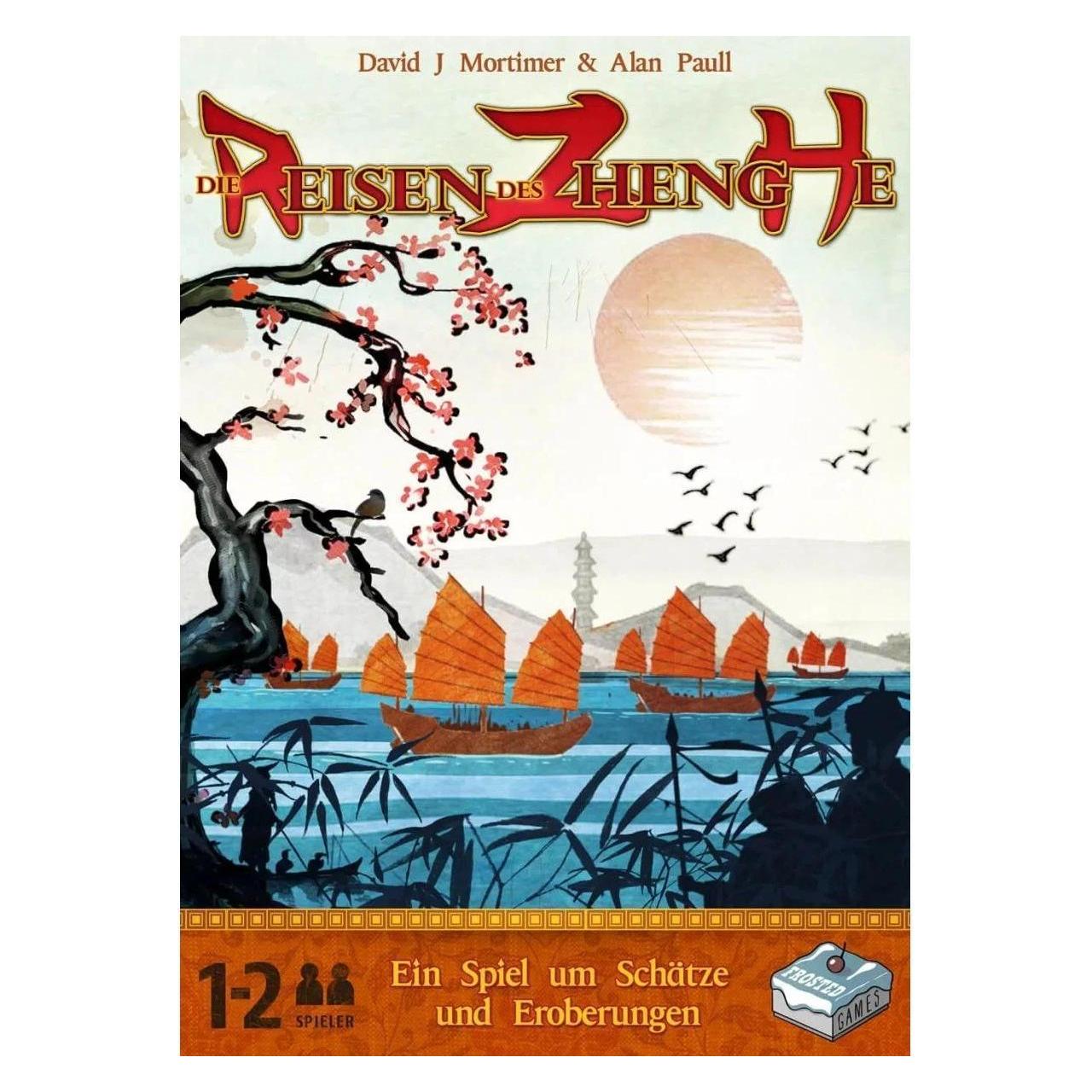 Pegasus FRG00039 - Die Reisen des Zheng He - Brettspiel, 1-2 Spieler, ab 12 Jahren (DE-Ausgabe) (Deutsch, 1 - 2 Spieler) (FRG00039)