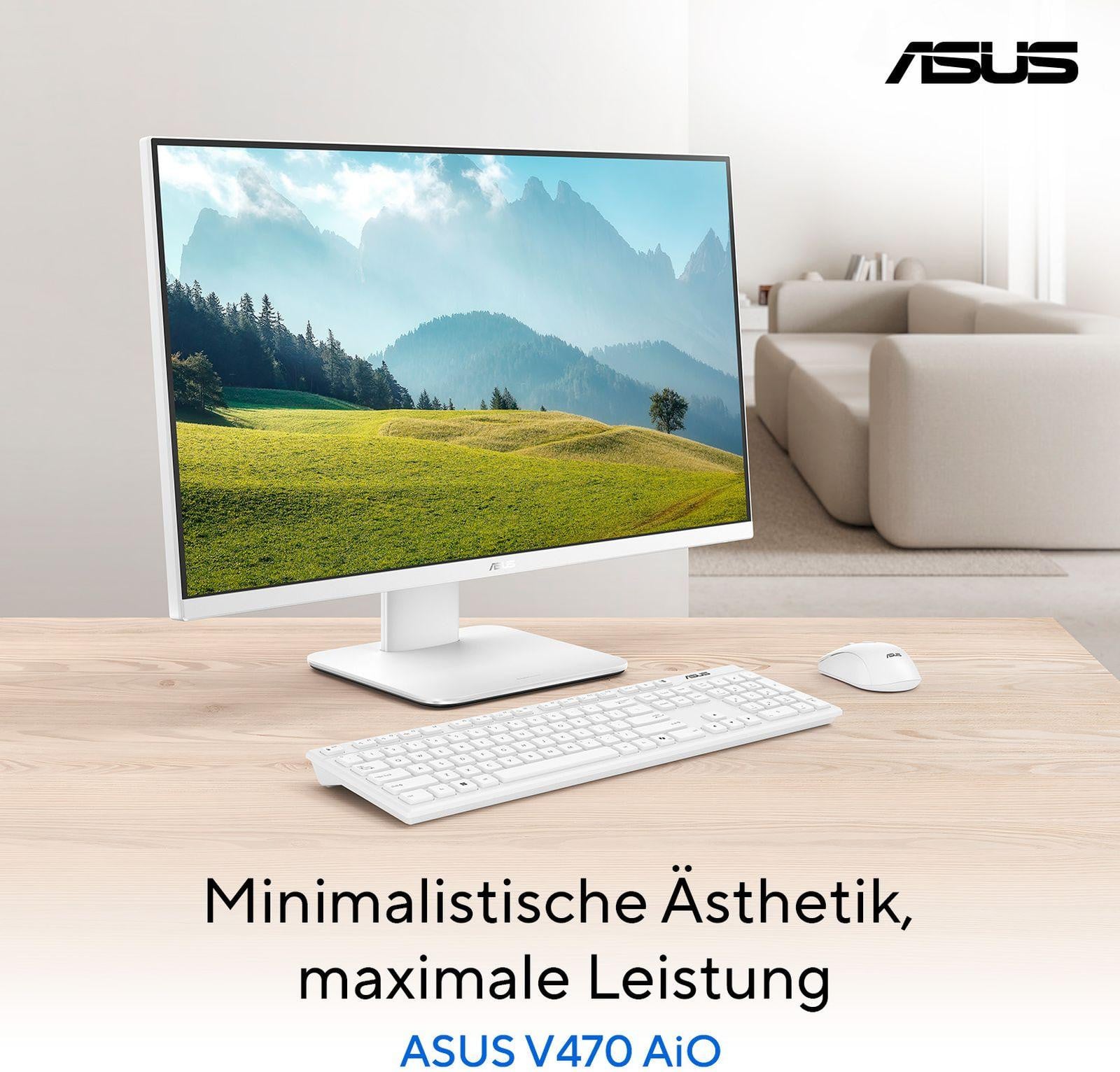 Asus V400 AiO 27 inch C5-210H All-in-One Computer 16GB 1TB SSD Wit V470VAK-WPE261W Windows 11 Home