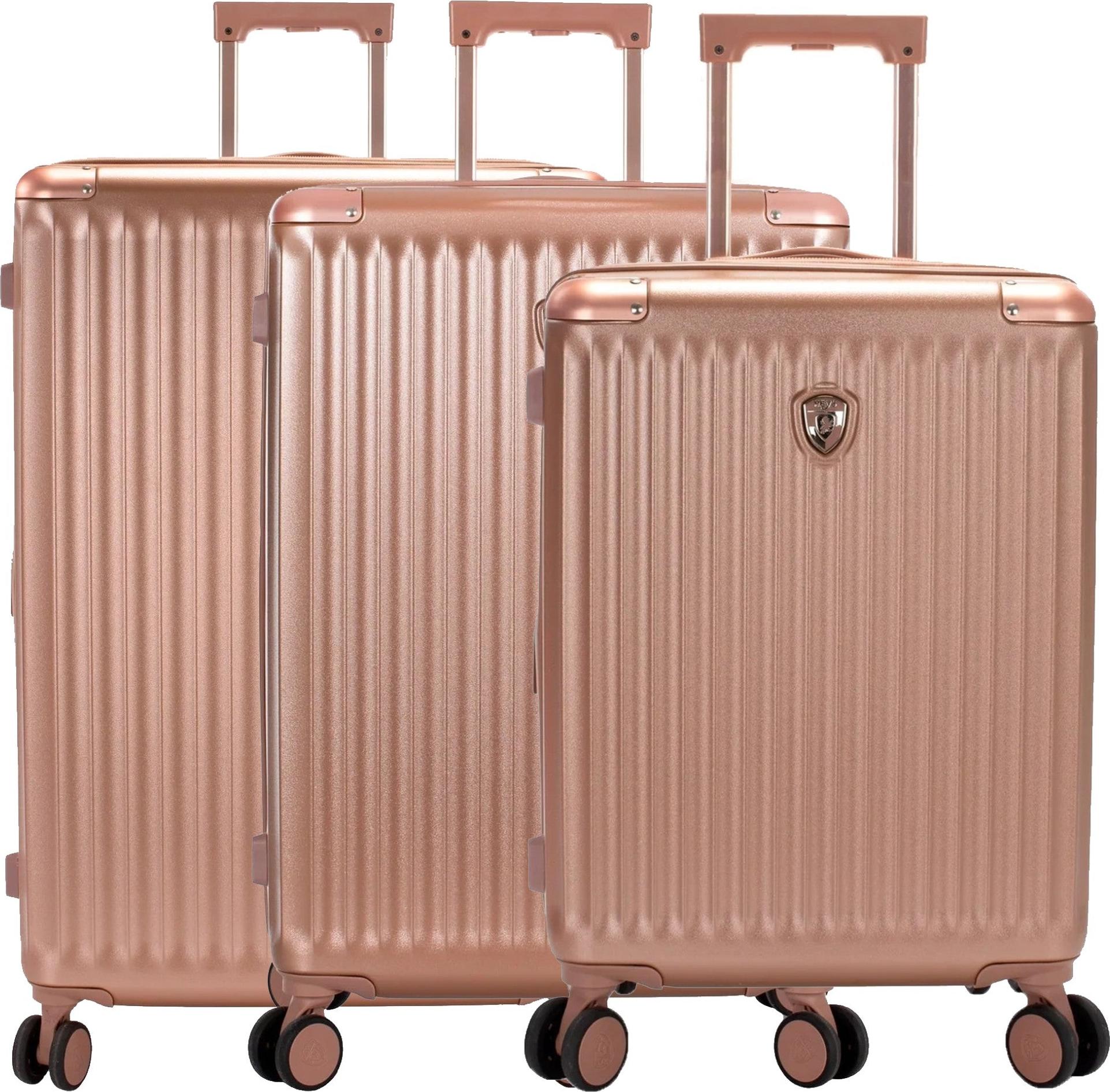 Heys Luxe - 4-Rollen-Trolley Set 3tlg. L/M/S erw. (rose gold)