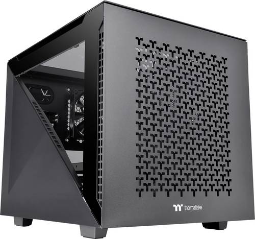 Thermaltake Divider 200 TG Air - Micro-Case - micro ATX - Seitenteil mit Fenster (gehärtetes Glas)