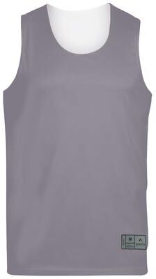 Augusta Sportswear 148 Athletic Reversible Wicking Tank Top in Graphite Grey size 3XL   Polyester