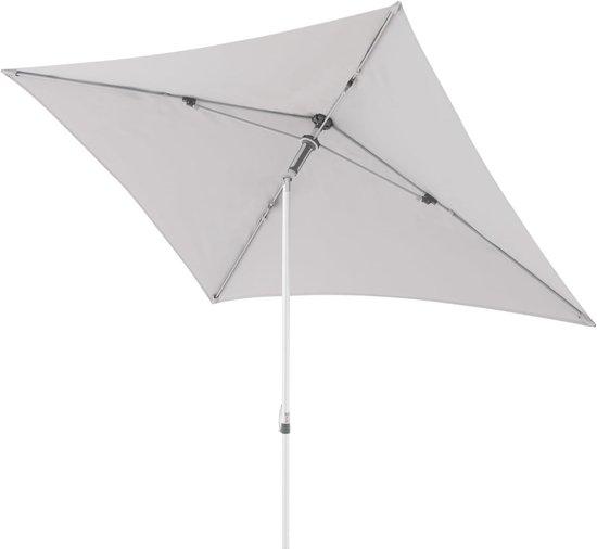 Famanu Balkonparasol 200x250cm - Lichtgrau, Einfaches Öffnen und Schließen