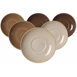Ritzenhoff & Breker Sahara Kaffeeuntertassen, Untertasse, Braun