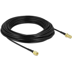 Delock Antennenkabel LTE/5G, CFD/LRM100 SMA zu SMA, 15 m, Antennenkabel