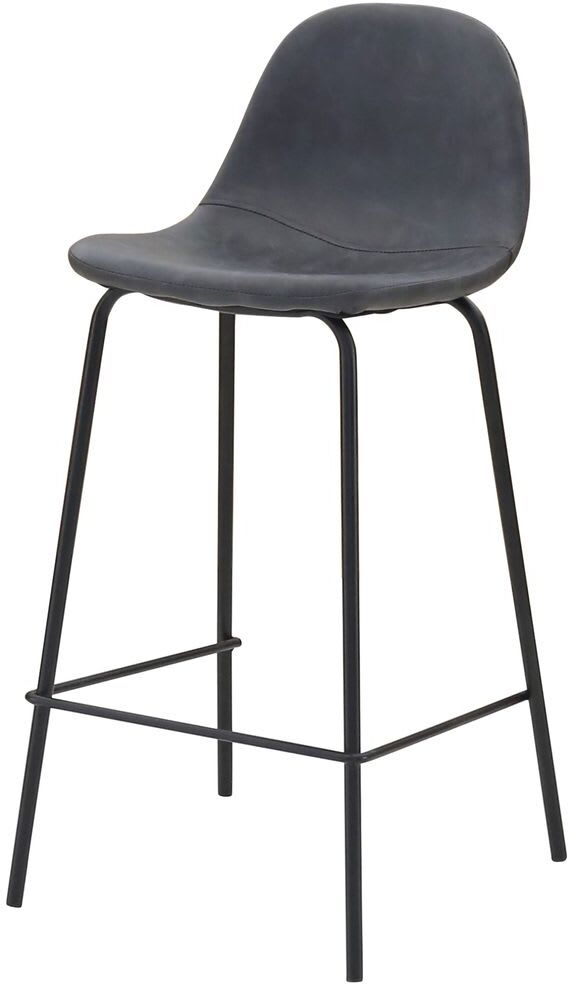 Zago Chaise snack noire Noir 43x87x45cm