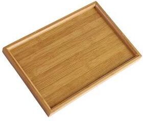 Uplifted Finds Rectangular Wooden Serving Tray Premium Tableware Food Platter For Kitchen, Tea Bars & Parties 28 X 19 Cm