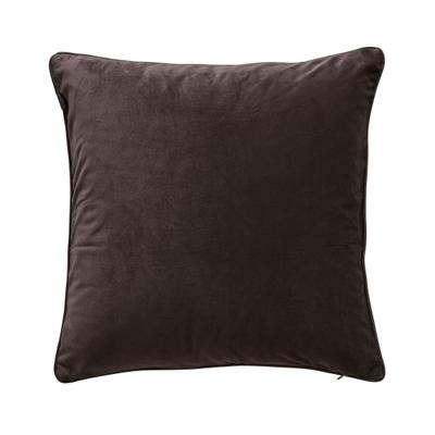 Dekokissen "LADINA", braun (dunkelbraun), B:50cm H:50cm L:50cm, Obermaterial: 100% Polyester, LEGER HOME BY LENA GERCKE, Dekokissen_Sitzkissen_Kissenhüllen, kuschelig, ohne Füllung
