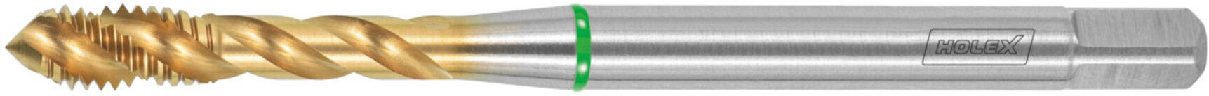 Holex Pro Tap Maschinen-Gewindebohrer HSS-E Form C, TiN, M: M4 (135910 M4)