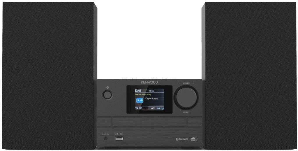 Compatto HI FI Kenwood M525DAB Black