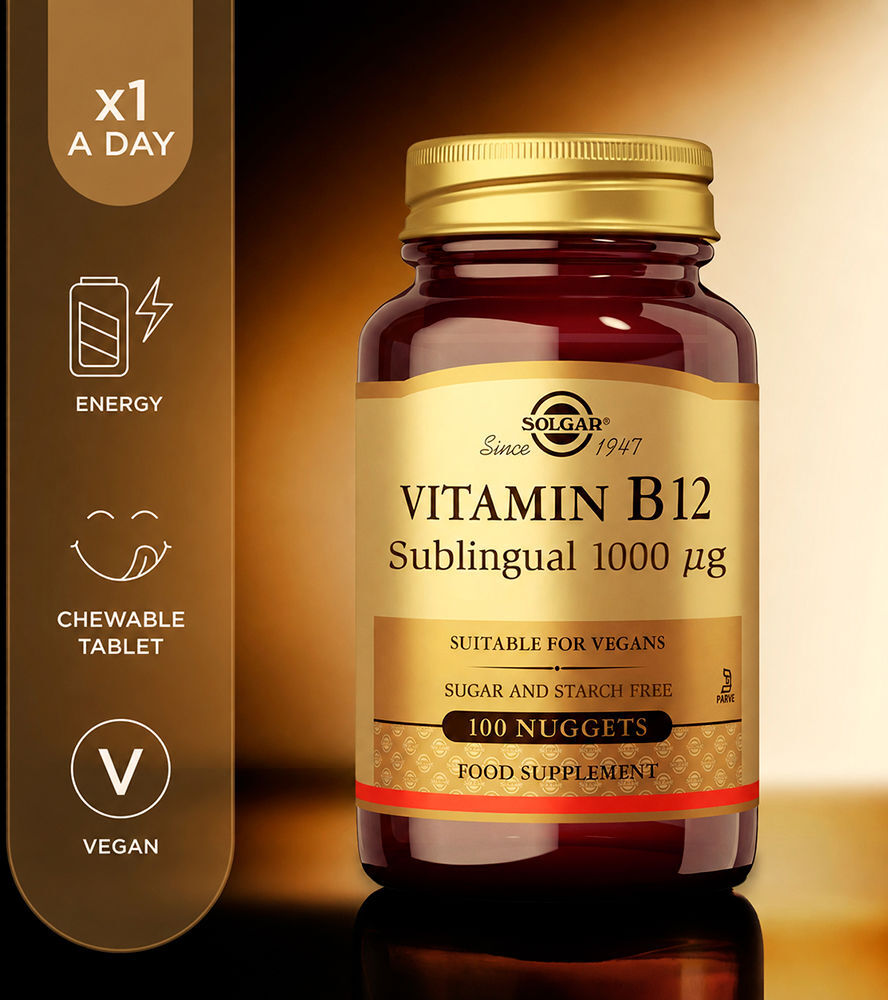 Solgar Vitamine B12 100 µg Cyanocobalamine 100 u