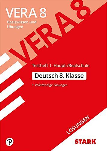 STARK Lösungen zu VERA 8 Testheft 1: Haupt-/Realschule - Deutsch - Preis vom 19.10.2026 19:33:35 h