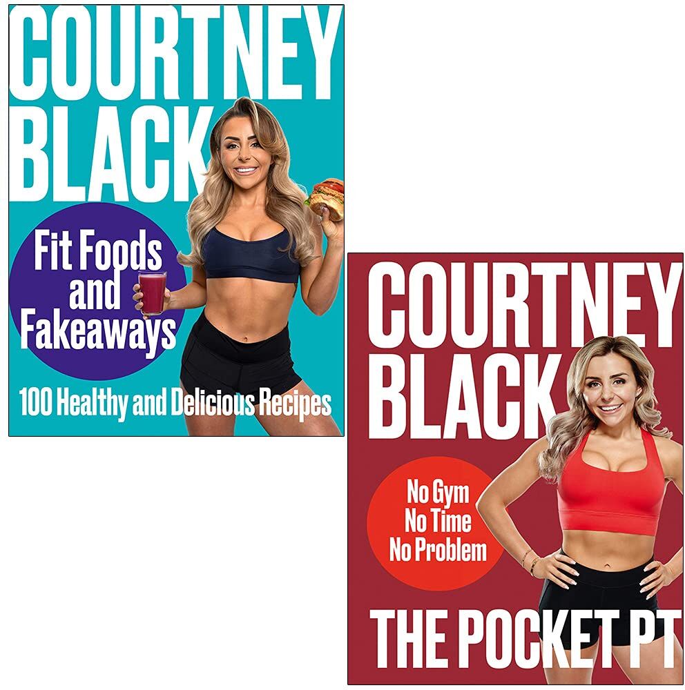 HARPERCOLLINS Courtney Black Collection 2 Books Set (Fit Foods and Fakeaways, The Pocket PT)