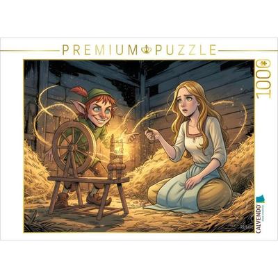 CALVENDO Puzzle Die Müllerstochter bezahlt mit ihrem Schmuck | 1000 Teile Lege-Größe 64 × 48 cm Foto-Puzzle für glückliche Stunden