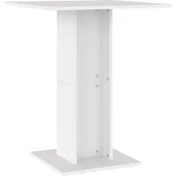 vidaXL Bistrotisch Weiß 60x60x75 cm Holzwerkstoff