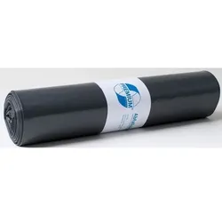 DEISS LDPE Premium Mittlere Belastung Müllsäcke 120 L  Schwarz HDPE (Hochdichtes Polyethylen) 60 Mikron 25 Stück