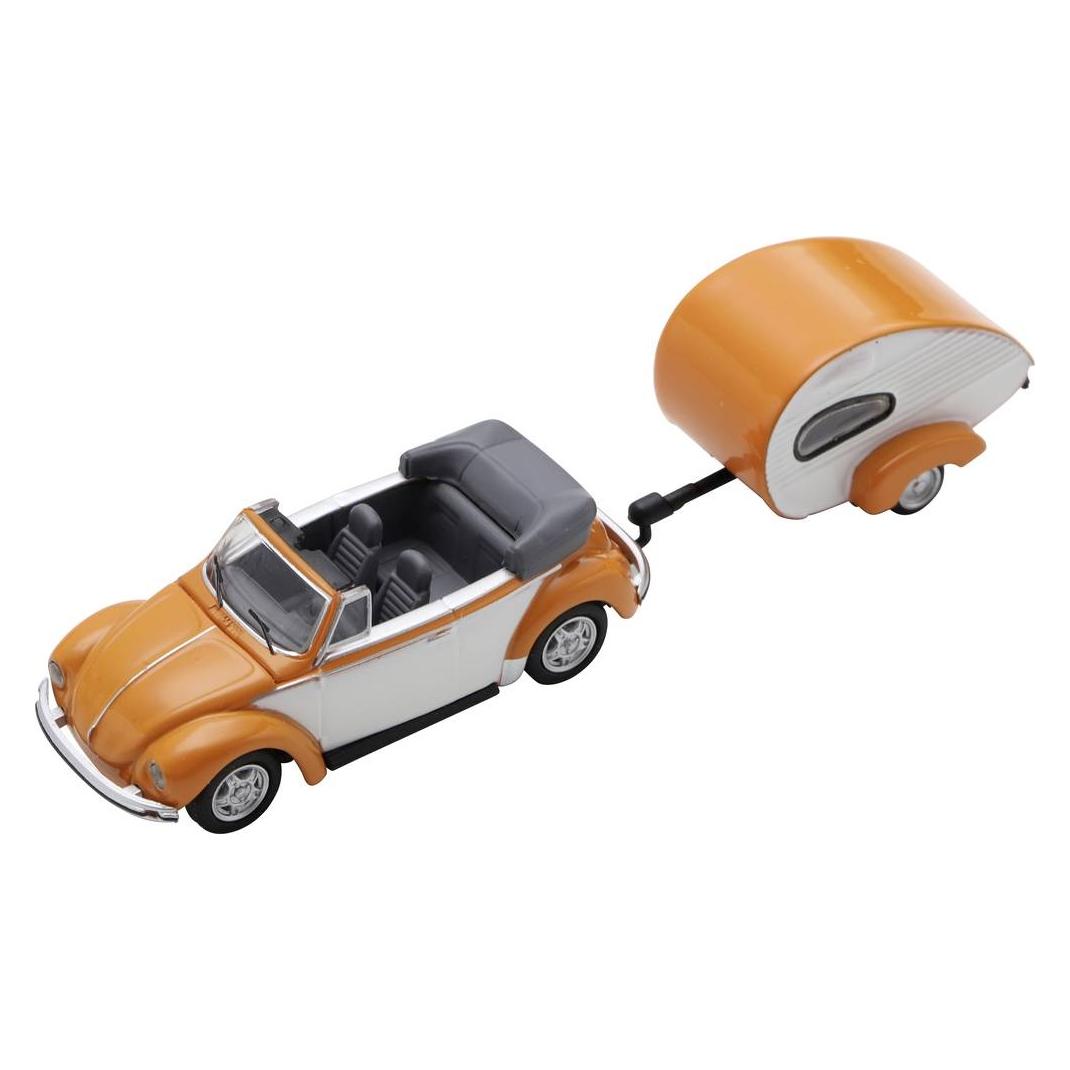 Carson 1:87 VW Beetle Cabriolet m.Ah.ES Piccolo (451870010)