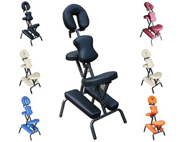 PAN Ergonomischer Massagestuhl und Tattoo-Stuhl Schwarz