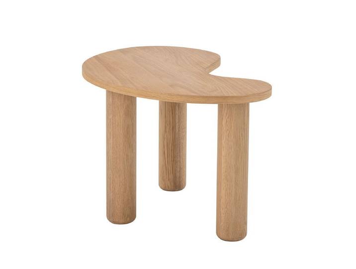 Couchtisch Tahu – Organisches Design aus Gummibaumholz - Naturton - Luxusbetten24
