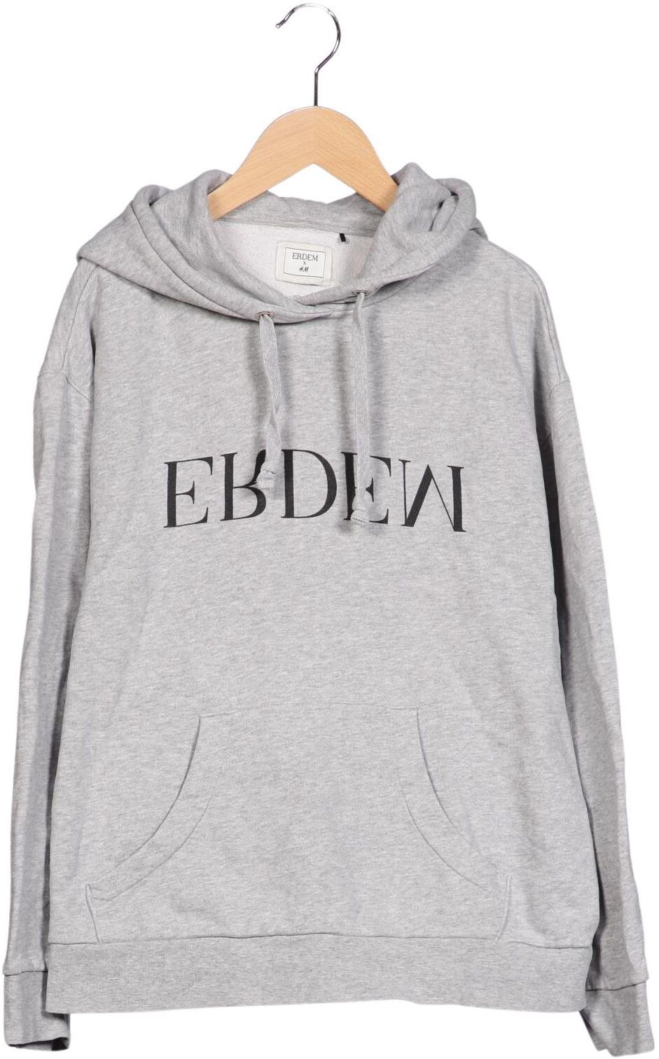 Erdem x H&M Damen Kapuzenpullover, Grau, Gr. M, Baumwolle - Second Hand
