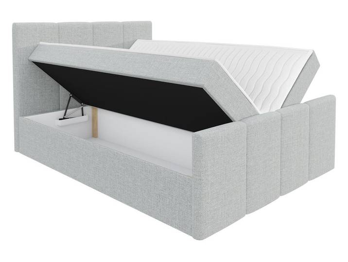 MIRJAN24 Boxspringbett Lars, Ehebett mit zwei Bettkästen, Doppelbett, Stilvoll Schlafzimmer (Kameleon 72, Größe: 180x200 cm)