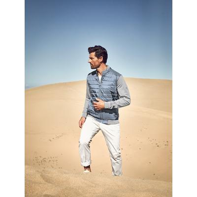 Outdoorjacke NEW CANADIAN, Herren, Gr. XL, blau, 60% Viskose, 35% Polyester, 5% Elasthan, unifarben, kurz, Jacken Outdoorjacke, im Materialmix