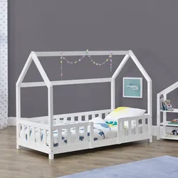 Hausbett Sisimiut 80x160 cm Weiß [en.casa]