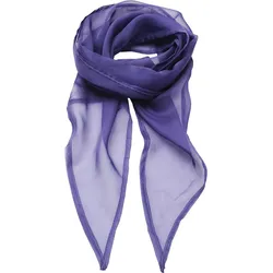 Premier Workwear Damen Chiffonschal 'Colours' Tuch PR740 purple (ca. pantone 269) 98 x 16,5 cm