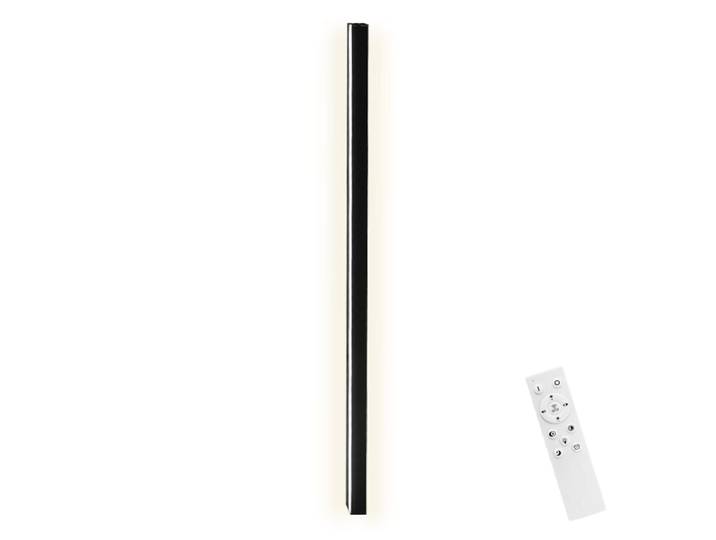 Applique murale en fer aluminium noir 2.5x4x100cm led 15w